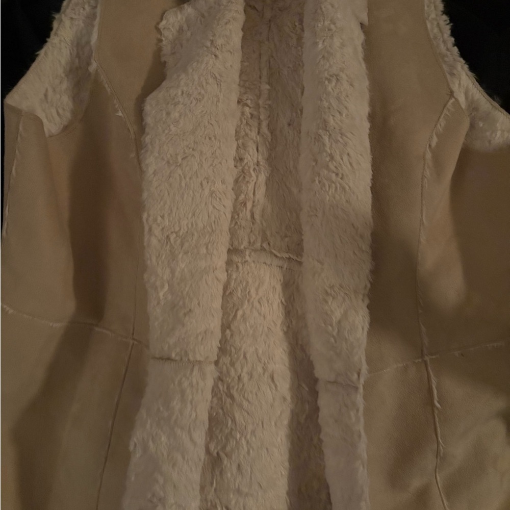 Chico's Cream Teddy Jacket